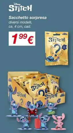 KiK Disney stitch sacchetto sorpresa offerta