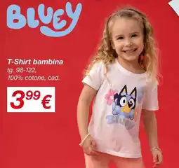 KiK Bluey T-Shirt bambina offerta