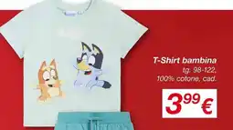 KiK Bluey t-shirt bambina offerta