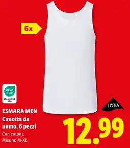 Lidl ESMARA MEN Canotta da uomo offerta