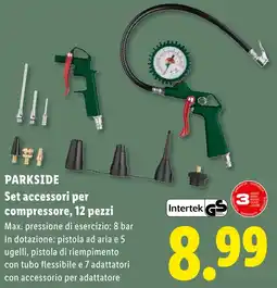 Lidl PARKSIDE Set accessori per compressore offerta
