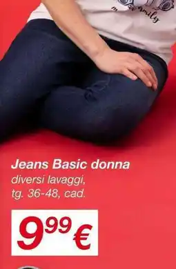 KiK Jeans Basic donna offerta