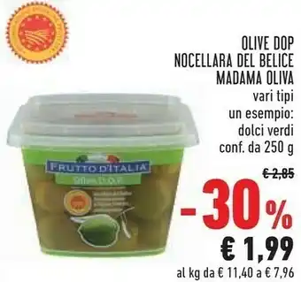 Conad Superstore Olive verdi nocellara del belice dop frutto d'italia offerta