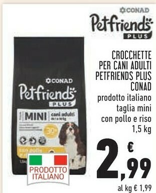 Conad Superstore Crocchette per cani adulti offerta