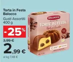 Carrefour Torta in Festa Balocco offerta