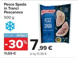 Carrefour Pesce Spada in Tranci Pescanova offerta