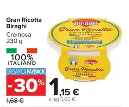 Carrefour Gran Ricotta Biraghi offerta
