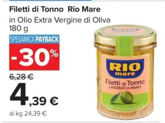 Carrefour FILETTI DI TONNO RIO MARE offerta