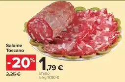 Carrefour SALAME TOSCANO offerta