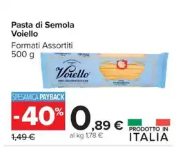Carrefour Pasta di Semola Voiello offerta