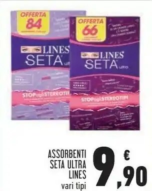 Conad Superstore Linea assorbenti seta ultra offerta