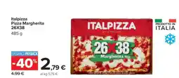 Carrefour Italpizza Pizza Margherita 26x38 offerta