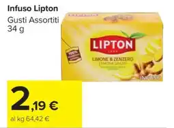 Carrefour Infuso Lipton offerta