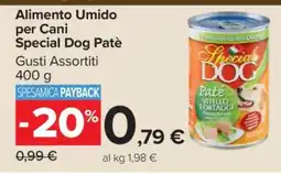 Carrefour Alimento Umido per Cani Special Dog Patè offerta