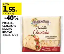 Coop Piadelle classiche Mulino Bianco offerta