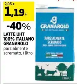 Coop LATTE UHT 100% ITALIANO GRANAROLO offerta