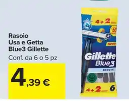 Carrefour Rasoio Usa e Getta Blue3 Gillette offerta