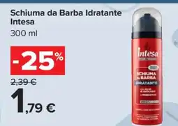 Carrefour Schiuma da Barba Idratante Intesa offerta