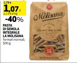 Coop PASTA DI SEMOLA INTEGRALE LA MOLISANA offerta