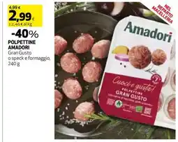 Coop Polpettine Amadori offerta