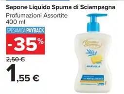 Carrefour SAPONE LIQUIDO SPUMA DI SCIAMPAGNA offerta