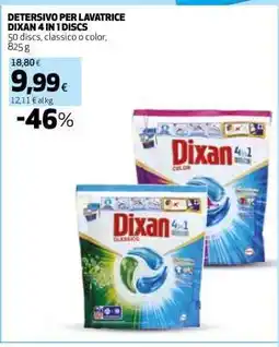 Coop DETERSIVO PER LAVATRICE DIXAN 4 IN 1 DISCS offerta