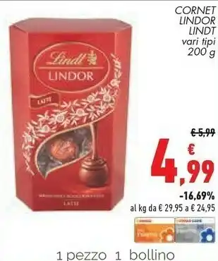 Conad Superstore Lindor 200 g(ml) offerta