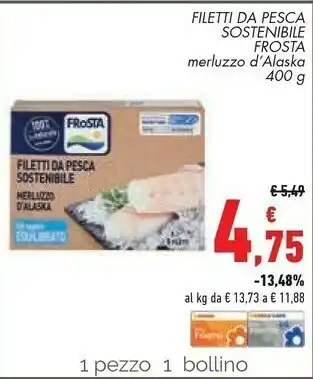 Conad Superstore Filetti da pesca sostenibile offerta