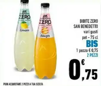 Conad Gassosa zero 750 g(ml) offerta