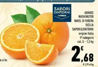 Conad Arance washington navel di ribera offerta