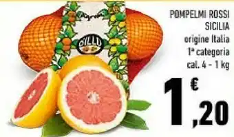 Conad Pompelmi rossi sicilia offerta