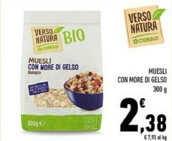 Conad Conad - muesli con more di gelso 300 g(ml) offerta