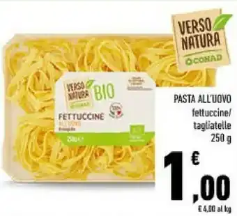 Conad Pasta all' uovo fettuccine offerta