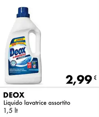 DEOX Liquido lavatrice