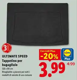 Lidl ULTIMATE SPEED Tappetino per bagagliaio offerta