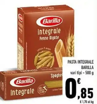 Conad Pasta integrale penne rigate 500 g offerta