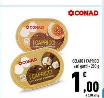 Conad Conad gelato i capricci offerta