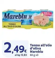 Sigma Tonno all'olio d'oliva Mareblu offerta
