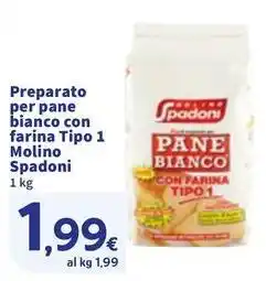 Sigma Preparato per pane bianco con farina Tipo 1 Molino Spadoni offerta