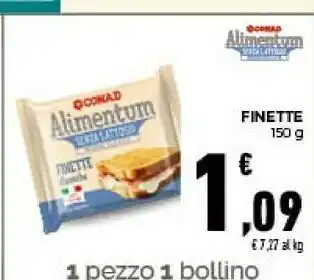 Conad Conad - finette con cheddar 150 g(ml) offerta