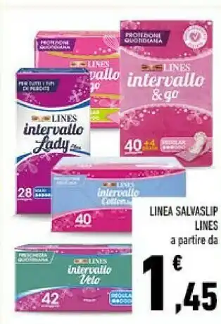 Conad Salvaslip intervallo & go offerta