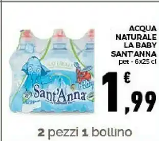 Conad Acqua minerale naturale la baby 1500 g(ml) offerta