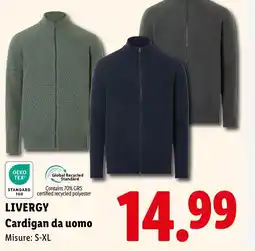 Lidl LIVERGY Cardigan da uomo offerta