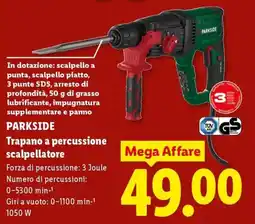 Lidl PARKSIDE Trapano a percussione scalpellatore offerta