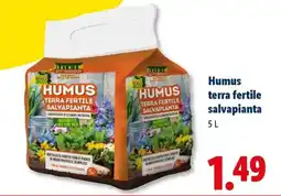 Lidl Humus terra fertile salvapianta offerta