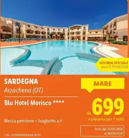 Lidl Blu Hotel Morisco offerta
