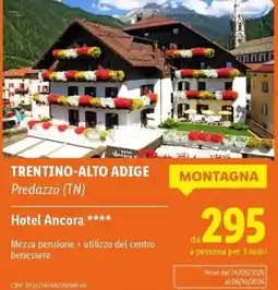 Lidl Hotel Ancora offerta