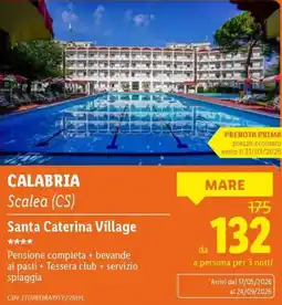 Lidl Santa Caterina Village offerta