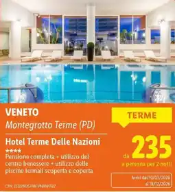 Lidl Hotel Terme Delle Nazioni offerta