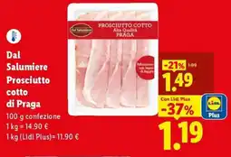 Lidl Dal Salumiere Prosciutto cotto di Praga offerta